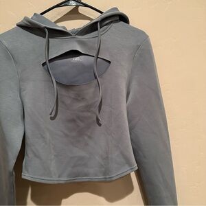 BuffBunny Cropped Cutout Hoodie